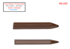1767 - Pencil Chocolate Polycarbonate Mold