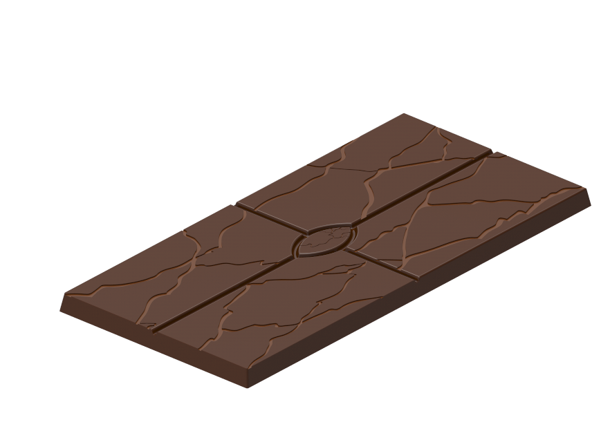 Moules à chocolat pour tablettes rectangulaires
