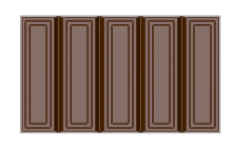 1779 - Tablet Çikolata Polikarbonat Kalıp