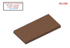 1780 - Çikolata Polikarbonat Kalıp