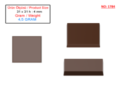 1784 - Madlen Çikolata Polikarbonat Kalıbı