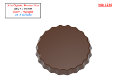 1786 - Çikolata Polikarbonat Kalıbı