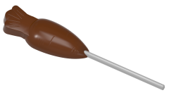 1796 -Havuç Lolipop Çikolata Polikarbonat Kalıbı