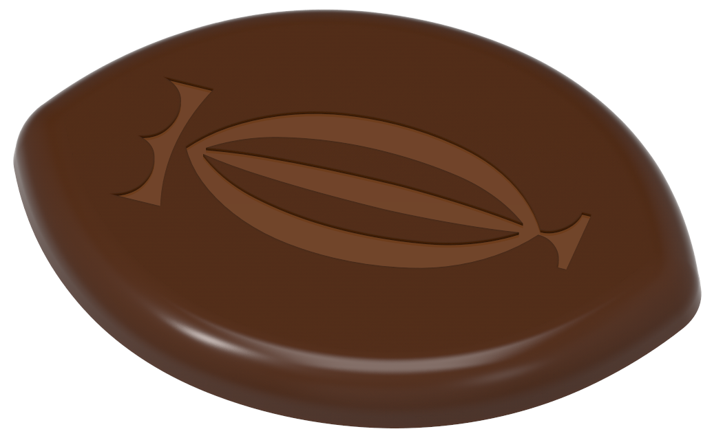 1798 - Oval Chocolate Polycarbonate Mold