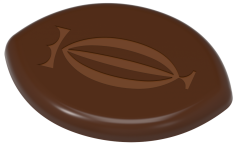 1798 - Oval Chocolate Polycarbonate Mold