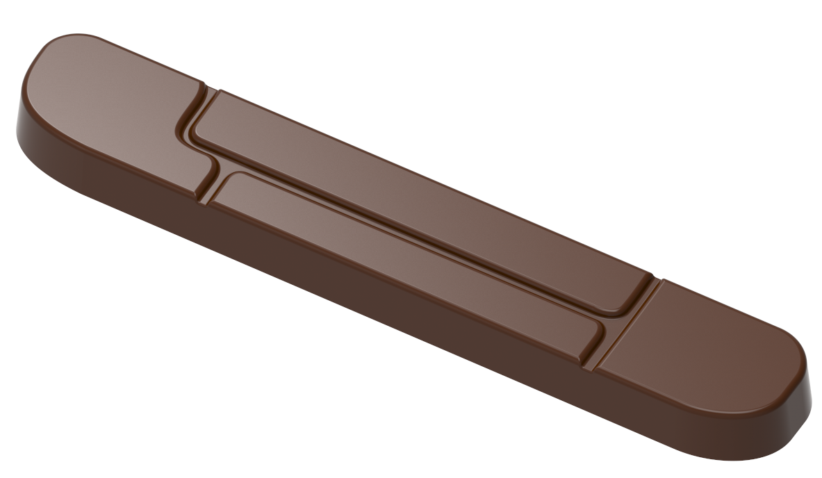 1799 - Oval Tablet Chocolate Polycarbonate Mold