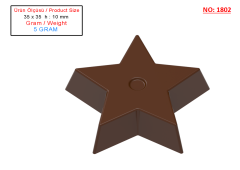 1802 - Star Chocolate Polycarbonate Mold