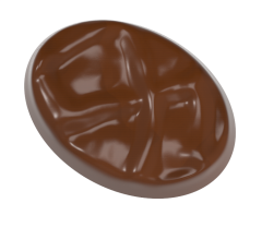 1809 - Oval Çikolata Polikarbonat Kalıp