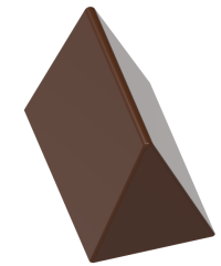 0202 - Rectangular Base Triangle Chocolate Mold