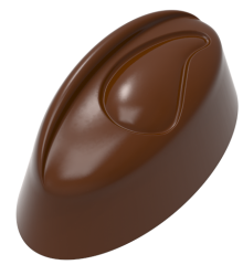 0206 - Oval Su Damlalı Pralin Çikolata Kalıbı
