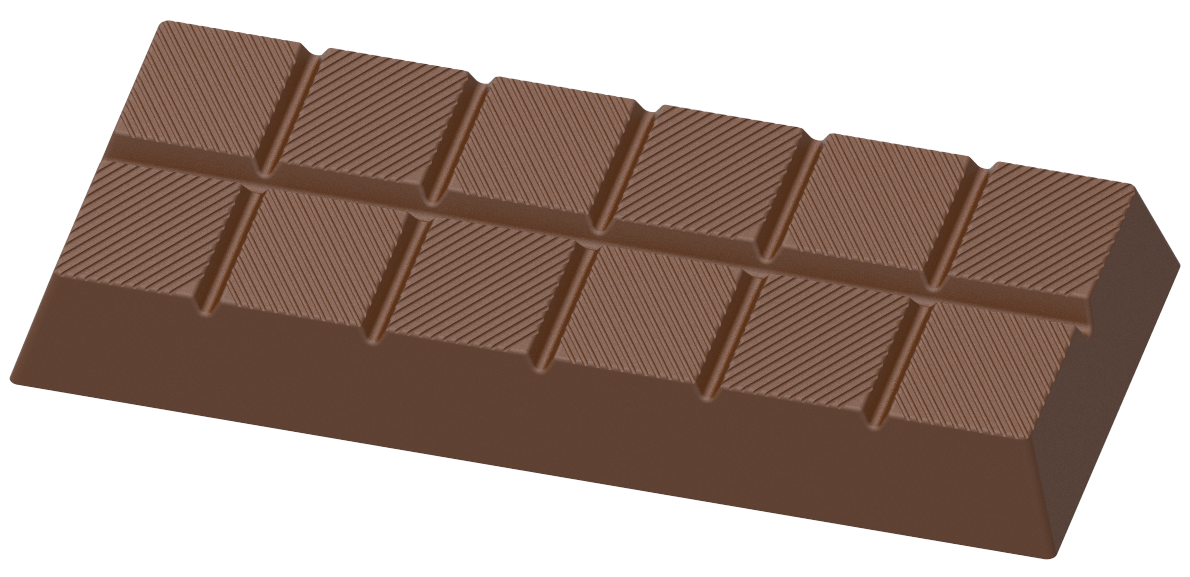 1827 - Moule en polycarbonate pour chocolat de couverture