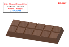 1827 - Moule en polycarbonate pour chocolat de couverture