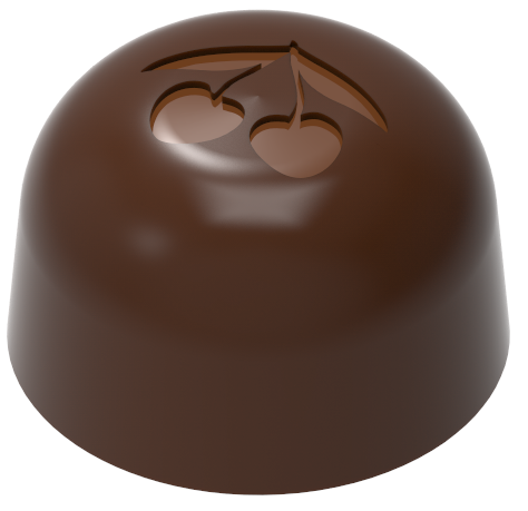 0061 - Cherry Patterned Bonbon Chocolate Mold