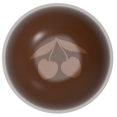 0061 - Cherry Patterned Bonbon Chocolate Mold