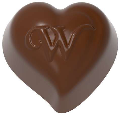 0210 - Heart Praline Chocolate Mold