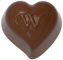 0210 - Heart Praline Chocolate Mold