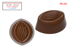 0214 - Oval Praline Chocolate Mold