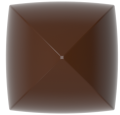 0215 - Square Pyramid Praline Chocolate Mold