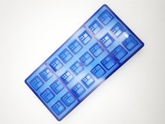0221 - Asymmetrical Square Praline Chocolate Mold