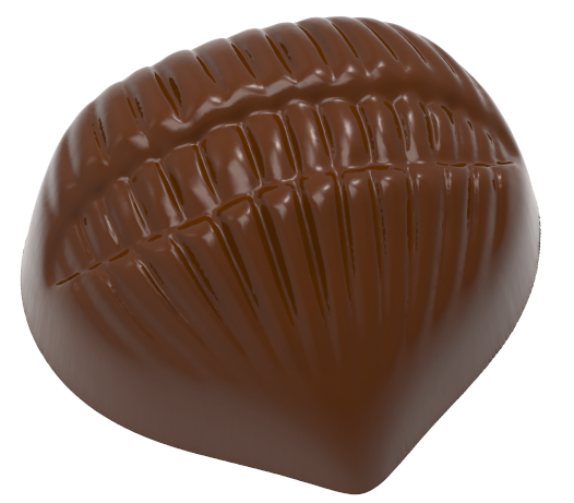 0230 - Tırtıklı Kestane Çikolata Kalıbı