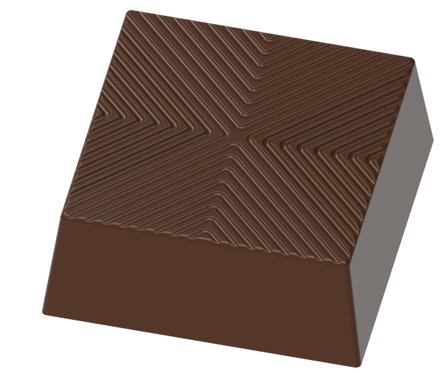 0233 - Square Wrapped Product Chocolate Mold