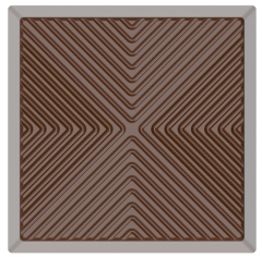 0233 - Square Wrapped Product Chocolate Mold