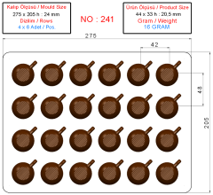 0241 - Coffee Cup Chocolate Mold