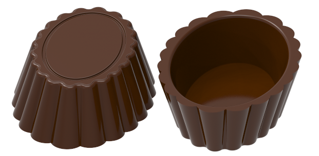 0243 - Oval Kase Çikolata Kalıbı