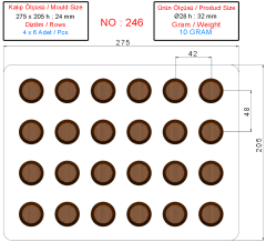 0246 - Round Bowl Chocolate Mold