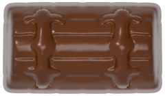 0249 - Rectangular Crate Cover Chocolate Mold