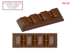 0252 - Moule à Chocolat Mini Barre