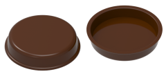 0254 - Round Plate Chocolate Mold
