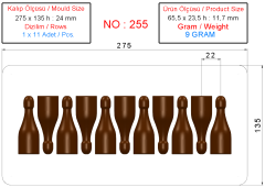 0255 - Labut Chocolate Mold