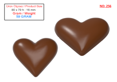 0256 - Kalp Çikolata Kalıbı
