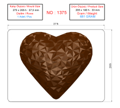 1375 - Crystal Couverture Heart