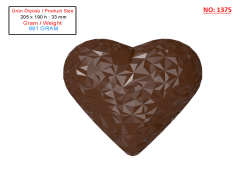 1375 - Crystal Couverture Heart