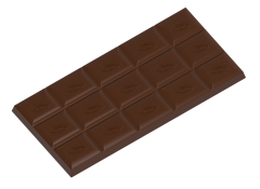 1079 - Tablet Polikarbonat Çikolata Kalıbı