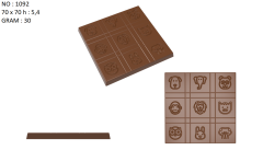 1092 - Figürlü Tablet Çikolata