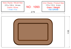 1093 - Kuvertür Tablet Çikolata