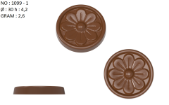 1099 - Round Flower Madlen Chocolate