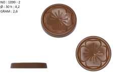 1099 - Round Flower Madlen Chocolate