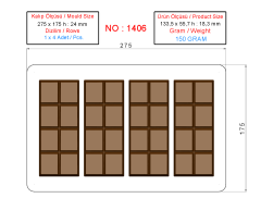 150 Gr. DUBAI CIKOLATASI KALIBI - 1406