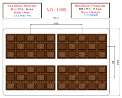 1109 - Tablet Çikolata