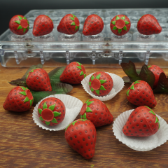1754 - Strawberry Chocolate Polycarbonate Mold