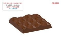 1830 - Tablet Chocolate Polycarbonate Mold