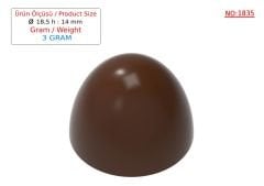 1835 - Truffle Çikolata Polikarbonat Kalıp