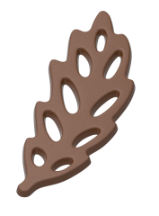 1127 - Dekoratif Yaprak Kalıbı