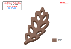 1127 - Dekoratif Yaprak Kalıbı