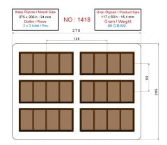 95 Gr. DUBAI CIKOLATASI KALIBI - 1418