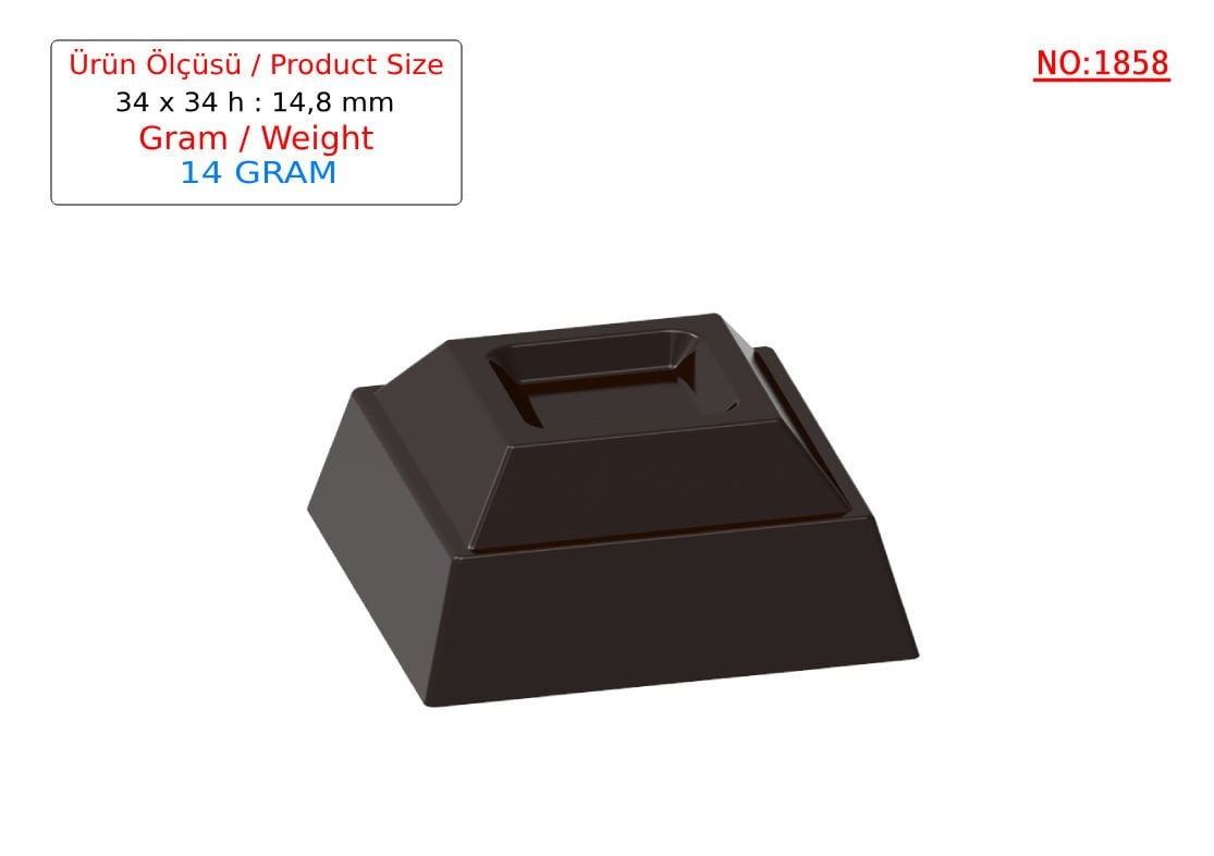 1858 - Polycarbonate Chocolate Mold